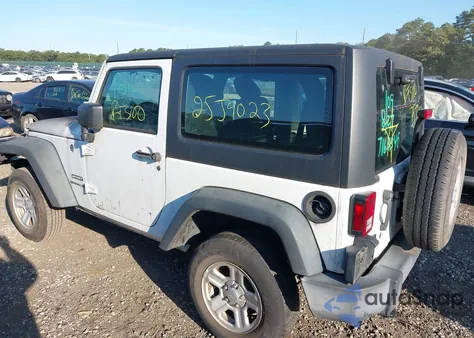 2016 Jeep Wrangler Sport from USA, damaged, VIN 1C4AJWAG1GL327368